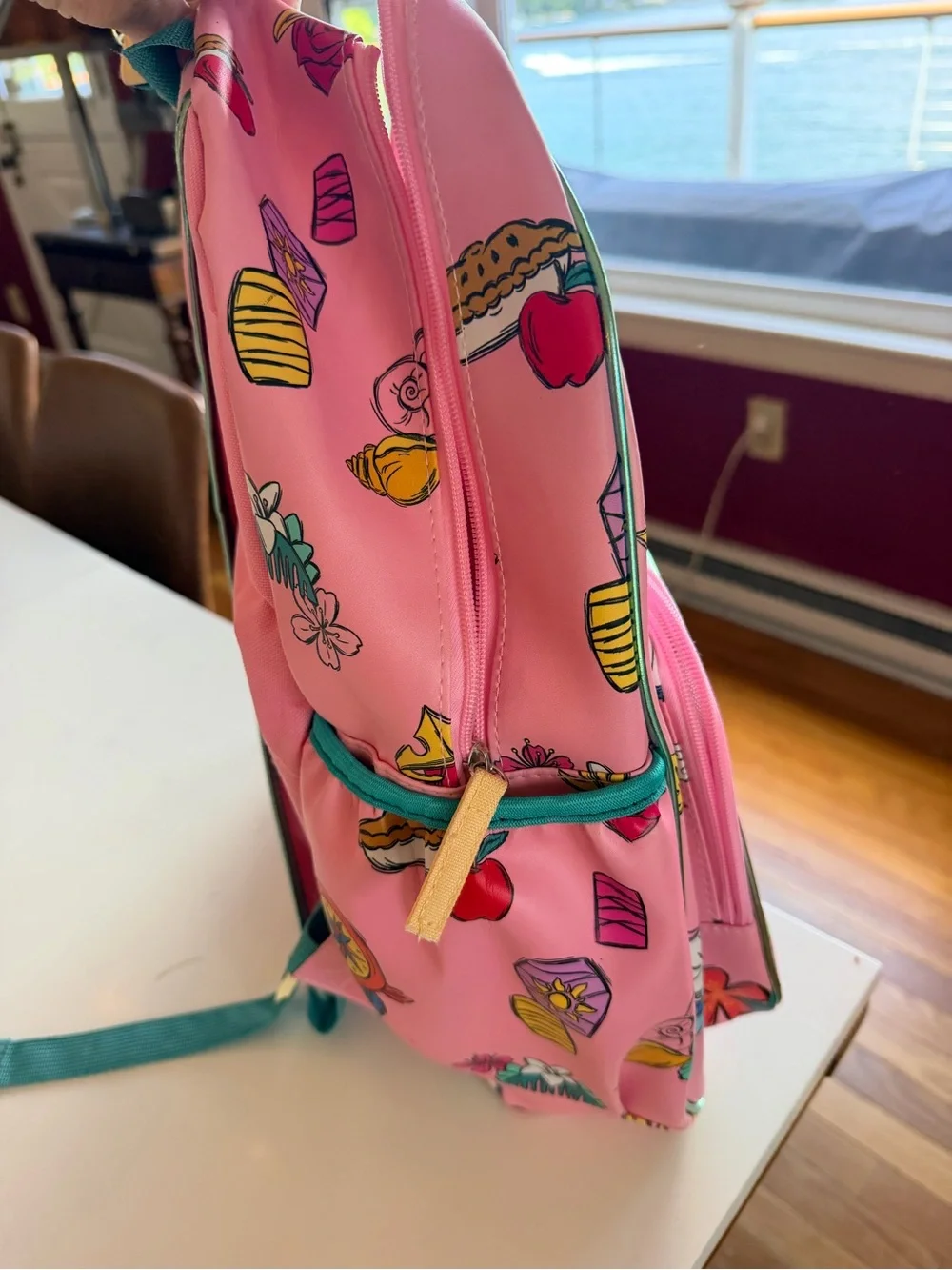 Disney Princess Pink Floral Backpack